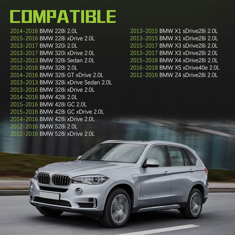 VINMS 13717605638 Engine Air Intake Hose Tube With Clamp For 2012-2018 BMW 2.0L 228i 320i 328i 428i 528i X1 X3 X4 X5 Z4 - Image 2